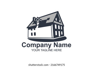 Real Estate Company logo vector illustration. suitable for Real Estate Company and property development logo.