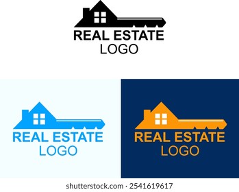 Real estate company logo vector design	