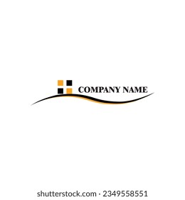  real estate company vector monogram logo