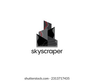 Design des Logos für die Zusammensetzung von Immobilien für Geschäftsidentität, Gebäude, Architektur und Bauwesen.