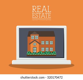 Real Estate concept about building design, vector illustration eps 10