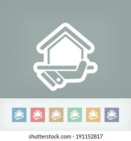 Real estate concept icon