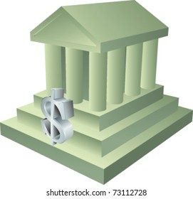real estate concept with mini house, Us dollars and dollar sign, space for messages