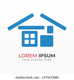 Real estate concept  modern logo design vector illustration