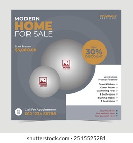 Real Estate Concept Template Layout Design. Modern Brochure, Book Cover, Flyer, Poster Design Template