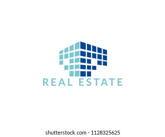 Real Estate Construction Building Logo Design