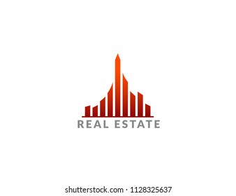 Real Estate Construction Building Logo Design