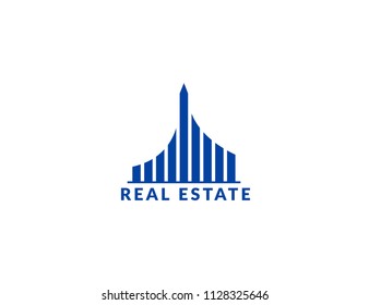 Real Estate Construction Building Logo Design
