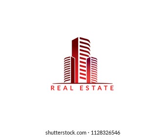 Real Estate Construction Building Logo Design
