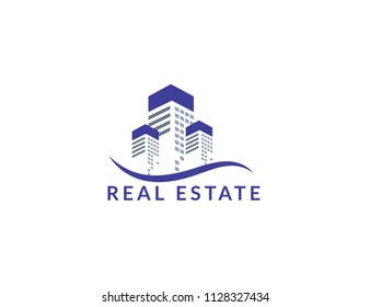 Real Estate Construction Building Logo Design