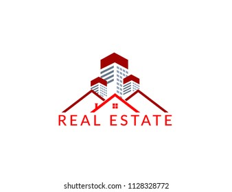Real Estate Construction Building Logo Design