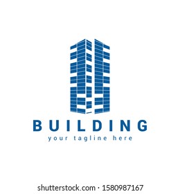 Real Estate Construction and building Logo design vector template. 