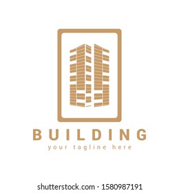 Real Estate Construction and building Logo design vector template. 