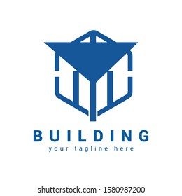 Real Estate Construction and building Logo design vector template. 