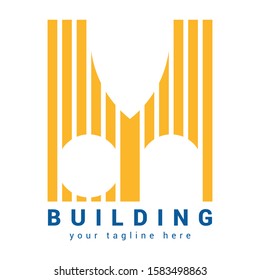 Real Estate Construction and building Logo design vector template. 