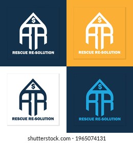 Real Estate Construction Home Building Property Minimal Awesome Trendy Professional R Letter Logo Design