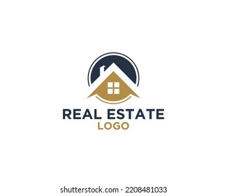 Real Estate Construction Home Logo Monogram Modern Designs Vector Template.
