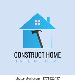 Baustelle für Immobilien, Vektordesign-Vorlage