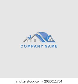 Real estate, Construction logo, creative, innovative, and simple abstract concept, can be used by real estate and construction companies or brokers