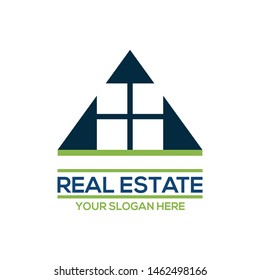 Real Estate Construction Logo design vector template.Commercial office property business center Financial Logotype. Corporate Finance Resort identity icon.