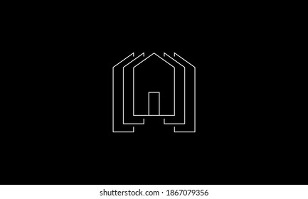 diseño del logotipo de construcción inmobiliaria