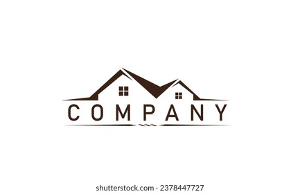 Plantilla vectorial de diseño del logotipo de construcción inmobiliaria.Centro de negocios de propiedad comercial Logotipo financiero. Icono de identidad del Centro de Finanzas Corporativas.