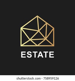 Real Estate Construction Logo design vector template.  