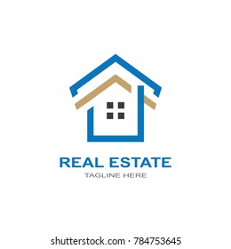 Real estate construction logo. modern template design. vector icon illustration