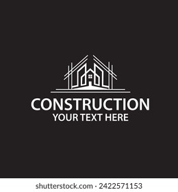 Real Estate and construction logo new unique premium vector eps and modern style that you can use on Logos with emblem style on houses labels buildings home and  other places. 