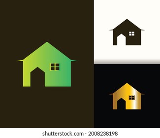 Conjunto De Logotipos De Bienes Raíces Y Construcción