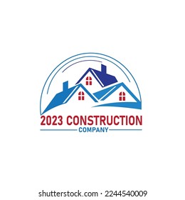 Plantilla de logotipo de construcción inmobiliaria