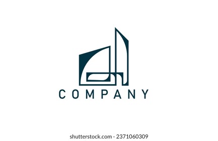 real estate construction property luxury home realtor building company logo design template