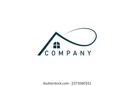 real estate construction property luxury home realtor building company logo design template