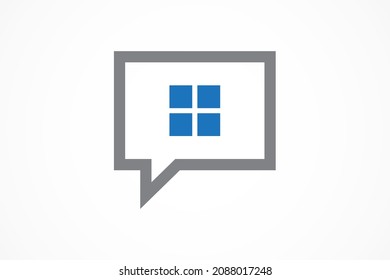 real estate consultant bubble chat icon