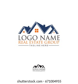 Real Estate Contractor Company Group Logo 3