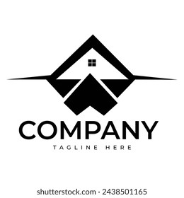 LOGO abstracto creativo de la propiedad inmobiliaria 