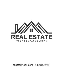 Real Estate Logo Template Stock Vector (Royalty Free) 1015087969