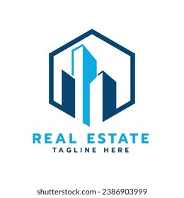 Real Estate creative logo design mark for business and home development company