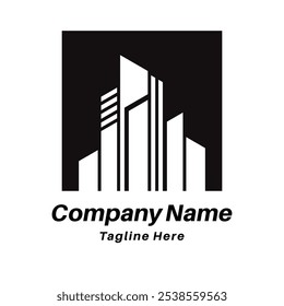 Real estate creative logo design icon