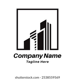 Real estate creative logo design icon
