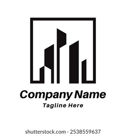 Real estate creative logo design icon