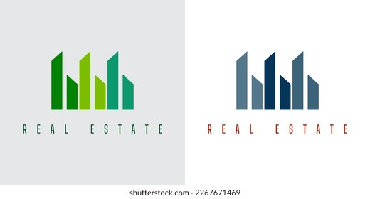 real estate creative sample logo vector illustration. can be used for businesses, companies and More