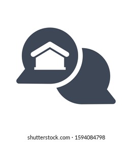 Real estate customer support icon