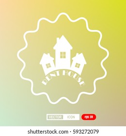 Real estate design, concept, icon, vector
