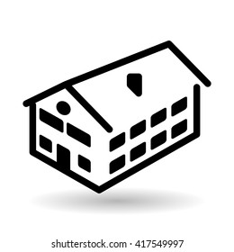 Real estate design. home concept. Property icon, vector illustration