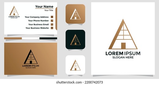 real estate design logo and branding card