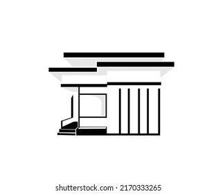 real estate design logo silhouette