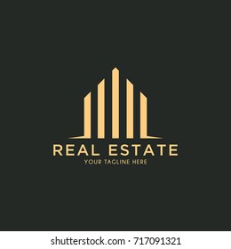 real estate design logo template