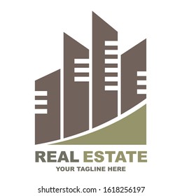 real estate design logo - vector