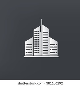 Real estate design on clean background,vector